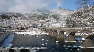 耶馬海橋　冬景色