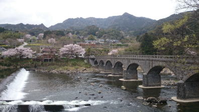 耶馬海橋　春景色